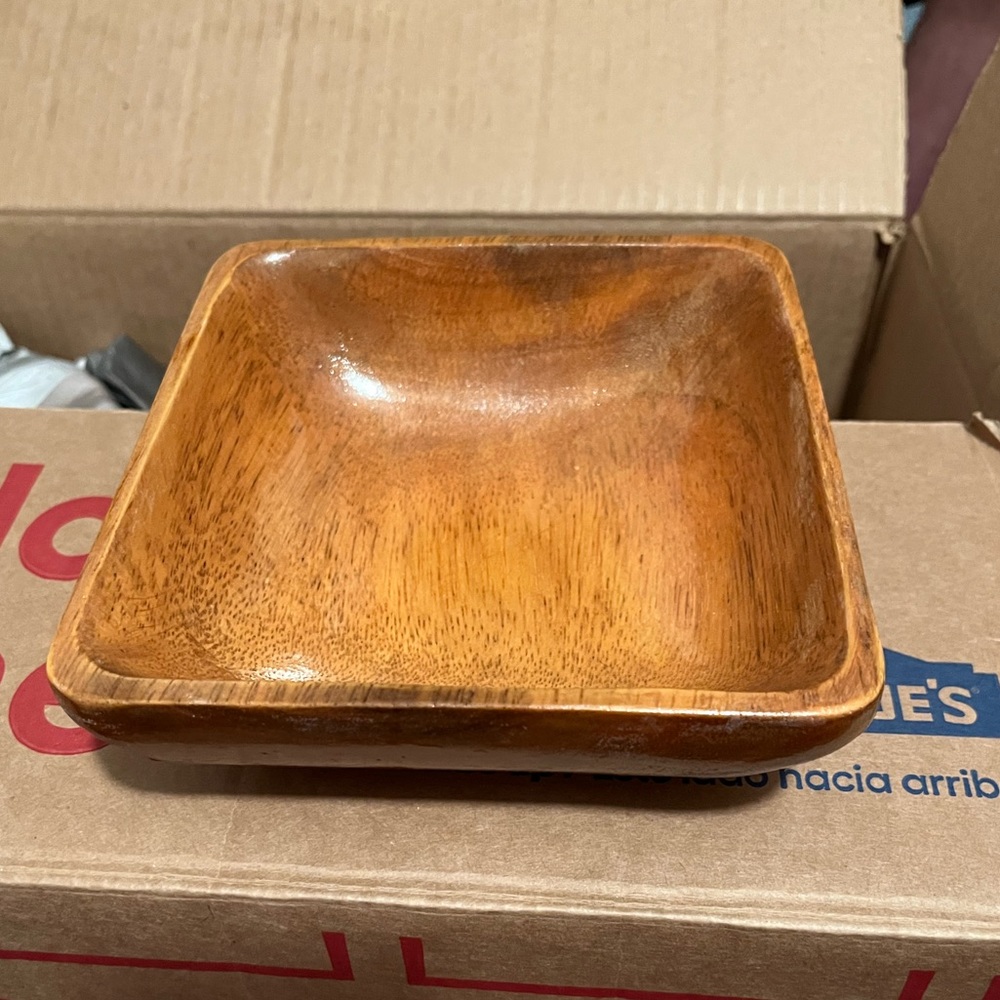 Wood Catch-All Bowl
